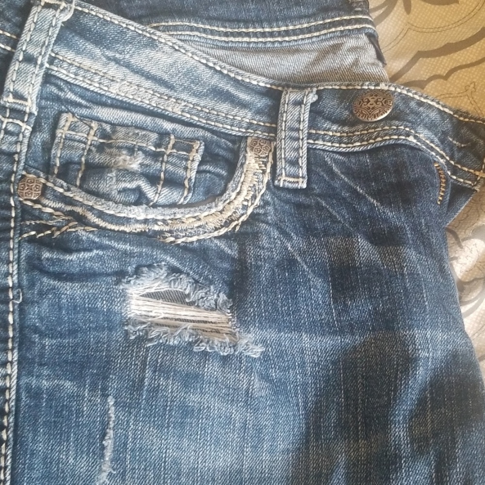 Silver jeans